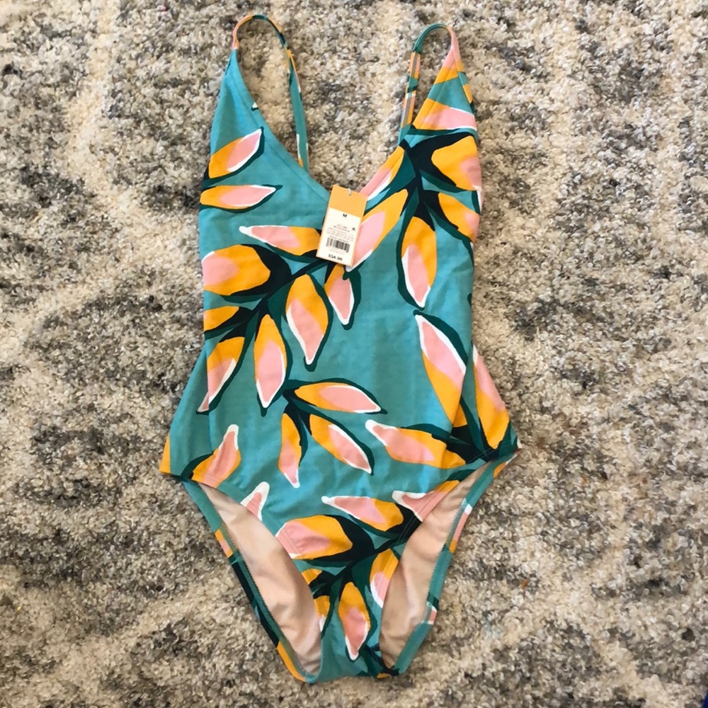 NWT Floral one piece.